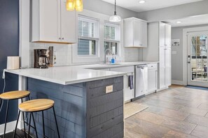 Coffee/tea maker, fridge, microwave, oven - House in a Quiet Neighborhood Downtown! (Indianapolis)