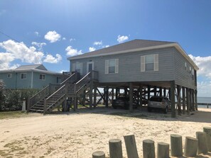 Exterior - NEW to Vrbo! Sunset's End, Waterfront Sunset Views, Dock, Sleeps 8 (Dauphin Island)