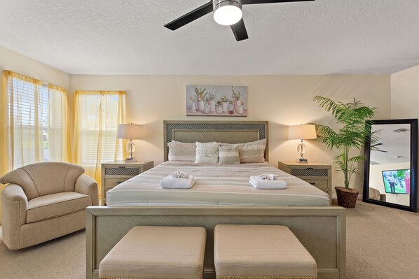 5 bedrooms, iron/ironing board, free WiFi, bed sheets