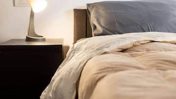 2 chambres, fer et planche Ă repasser, Wi-Fi, draps fournis