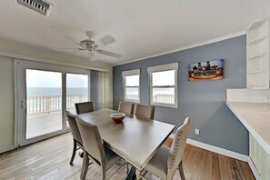 Dining - Oceanfront in Saint Augustine! Unmatched Ocean Frontage & Privacy! Beach House on Vilano Beach (St. Augustine)