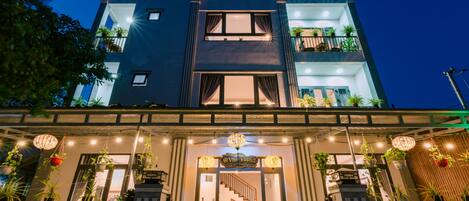 Voorkant van accommodatie