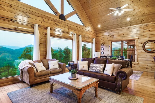 Smart TV, fireplace, video games, foosball