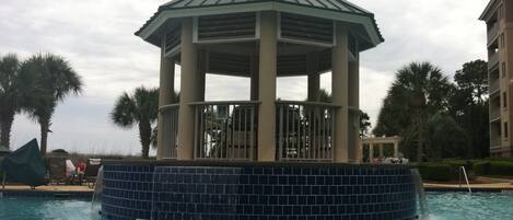 Indoor pool, outdoor pool
