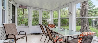 Charming home with sunroom, large yard, full kitchen, & washer/dryer