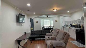 Smart TV, books, music library, video library