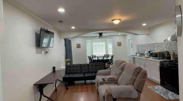 Smart TV, books, music library, video library