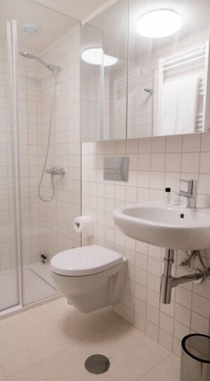 Haartrockner, Handtücher, Seife