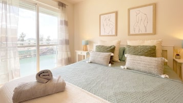 2 slaapkamers, een strijkplank/strijkijzer, gratis wifi, beddengoed