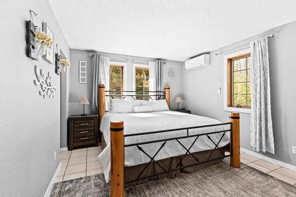 4 habitaciones, tabla de planchar con plancha y wifi gratis 