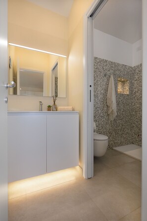 淋浴設備、風筒、坐浴桶、提供毛巾