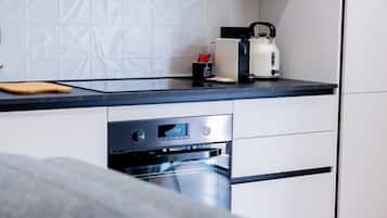 Suite | Cuisine privée | Machine à expresso, cafetiÚre/bouilloire, bouilloire électrique