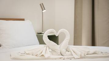 2 chambres, fer et planche Ă repasser, Wi-Fi, draps fournis