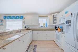 Fridge, dishwasher, spices, ice maker