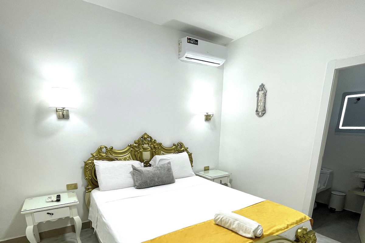 1 habitación, sábanas de algodón egipcio y ropa de cama de alta calidad