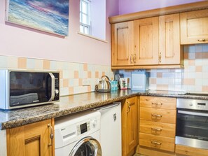Dishwasher, high chair, cookware/dishes/utensils