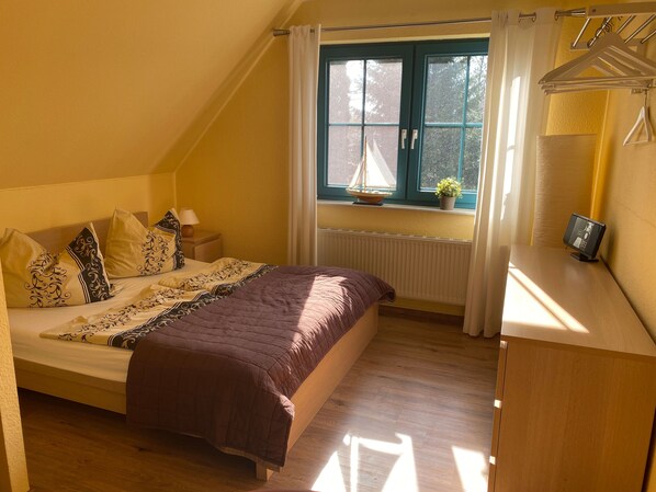 1 makuuhuone, ilmainen Wi-Fi, vuodevaatteet