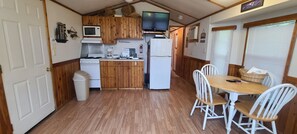 Microwave, oven, coffee/tea maker, toaster