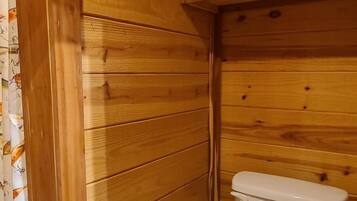 Douche, serviettes fournies