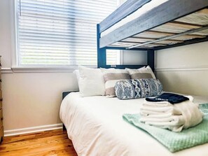 5 bedrooms, iron/ironing board, travel crib, WiFi