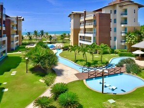 Pool - Gransol-Ground floor, 03 bedrooms, 09 guests, Air conditioning, Front pool, 600m Beach Park  (Porto das Dunas Aquiraz)