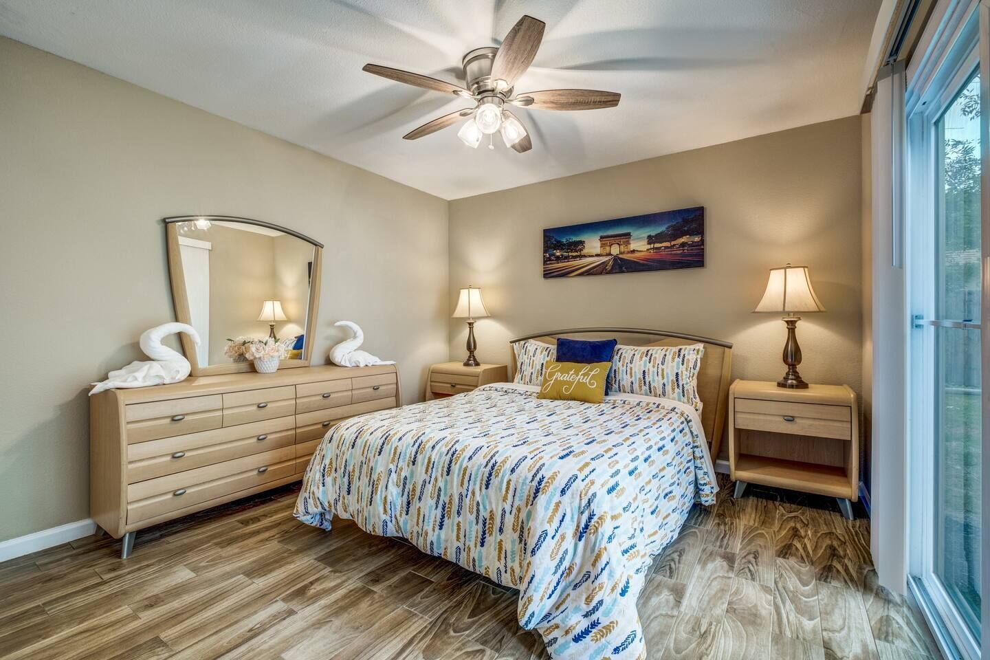 3 bedrooms, iron/ironing board, travel crib, free WiFi