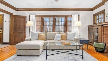 Smart TV, foosball, books