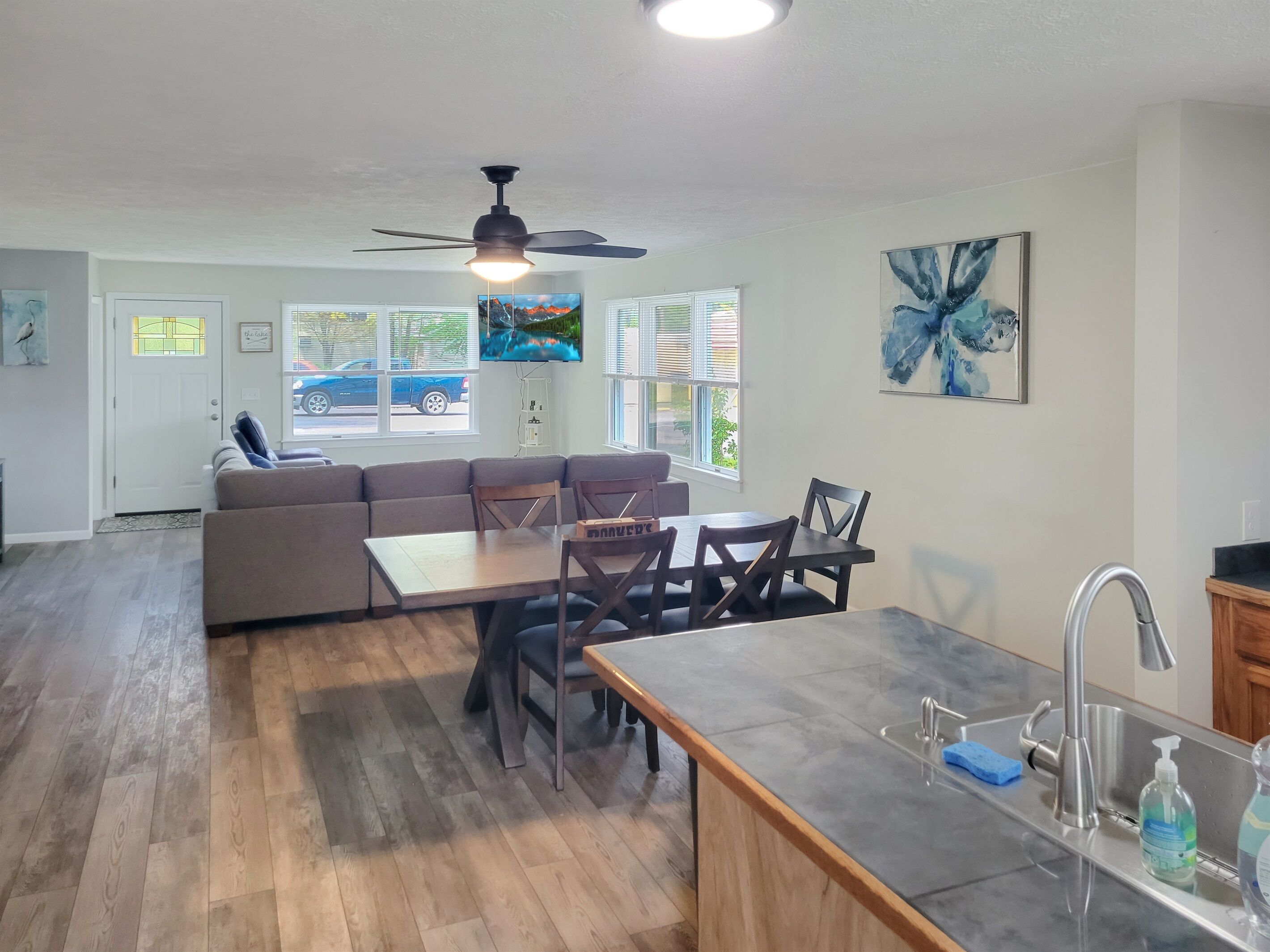 Smart TV, video games, foosball