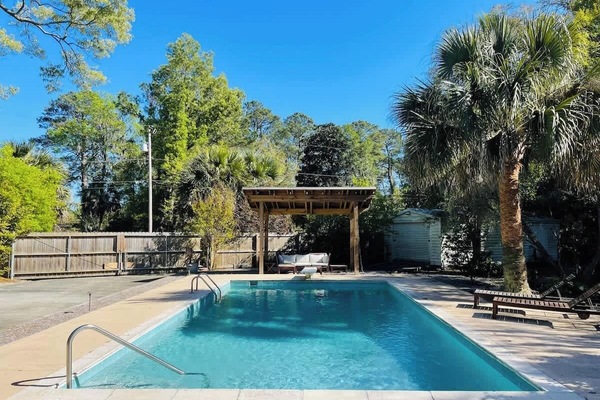 Long day of travel? Unwind by the pool that's been waiting for you!
