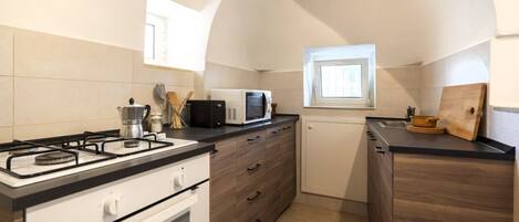 Microwave, oven, stovetop