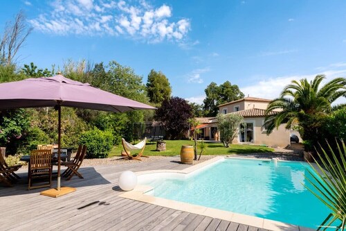 Villa Andria — Familiale, trampoline & piscine