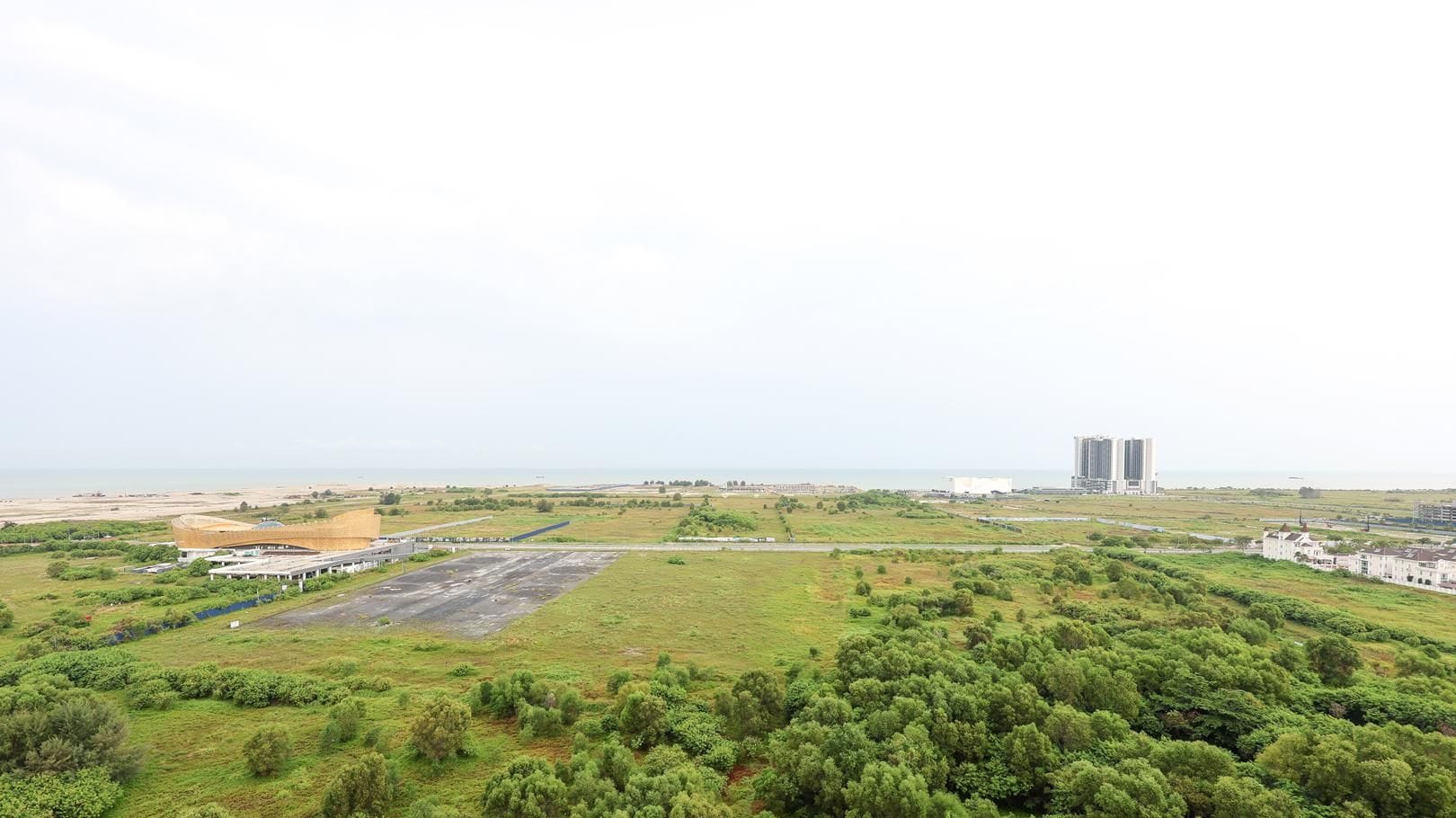 Vista para o resort