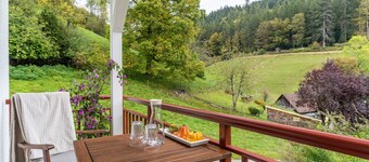 Apartment "Haus Am Waldrand" with Mountain View, Private Terrace, and Wi-Fi