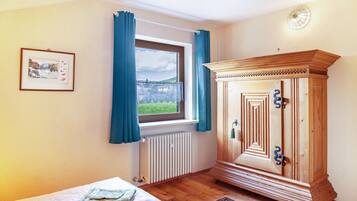 1 makuuhuone, vuodevaatteet