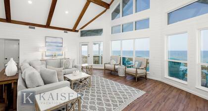 Modern Beach Front Home with Private Beach Access | Trillion Dollar View by Kaiser