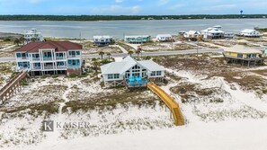 Exterior - Modern Beach Front Home with Private Beach Access | Trillion Dollar View by Kaiser (Gulf Shores)