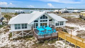Exterior - Modern Beach Front Home with Private Beach Access | Trillion Dollar View by Kaiser (Gulf Shores)