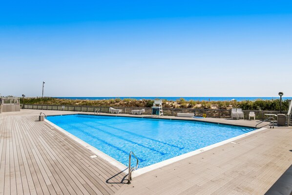 Indoor pool, a heated pool
