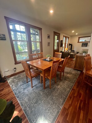 Dining - New design, luxury home, views from the hottub, Close to town, come relax!   (Eastsound)