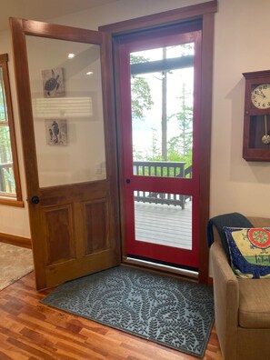 Interior - New design, luxury home, views from the hottub, Close to town, come relax!   (Eastsound)