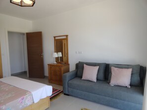 1 bedroom, iron/ironing board, bed sheets - Amazing chalet for rent in Marassi , sea & pool view, close to the beach 2 mins. (alamein)