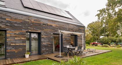 Large Seaside House with Private Terrace and Garden