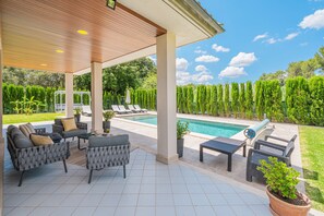 Pool - Villa 'Sa Olivera' with Private Pool, Wi-Fi and Air Conditioning (Crestatx)