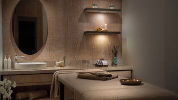 Behandlingsrum til par, sauna, dampbad, tyrkisk bad/hammam