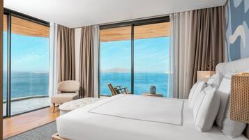 Family Suite, 3 Bedrooms, Sea View | Premium bedding, Select Comfort beds, minibar, in-room safe