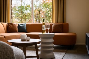 Smart-tv en een open haard