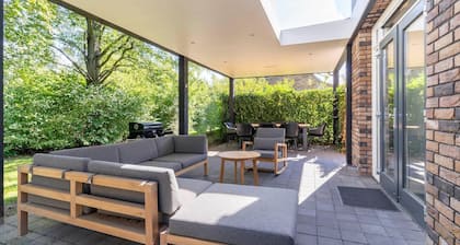 Nice villa with veranda near holiday park