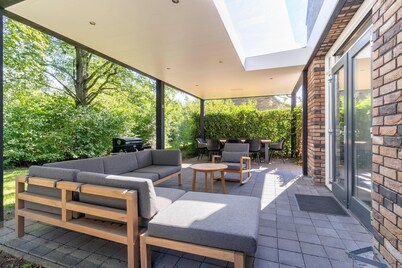 Nice villa with veranda near holiday park