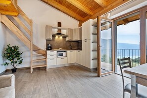 Kühlschrank, Mikrowelle, Herdplatte, Geschirrspüler
