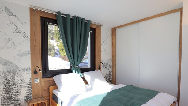 Unclassified image, 1 of 10, button - Les Gets - 1BR apartment with parking and mountain view (Les Gets)